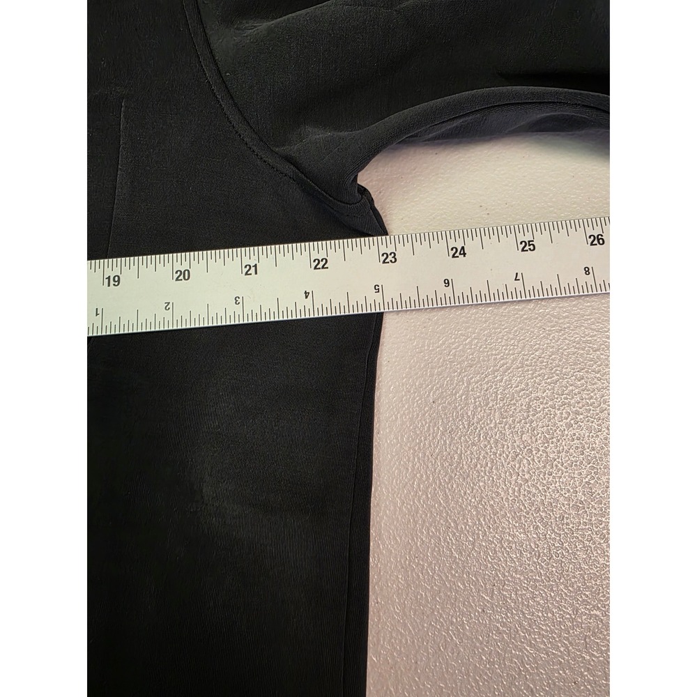 ODODOS Women Quarter Zip Pullover Sweatshirt Black Modal Blend XL - Picture 5 of 7